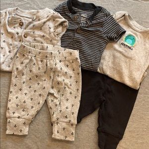 Carter’s Simple Joy Nautical Bundle, 3 Months